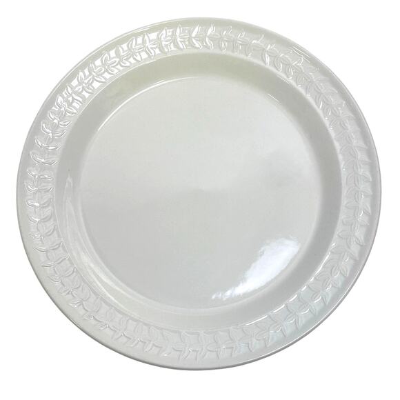 Portmeirion 1998-2006 Retired 'Options' Embossed Smooth Laurel Rim Dinner Plate - Picture 1 of 5